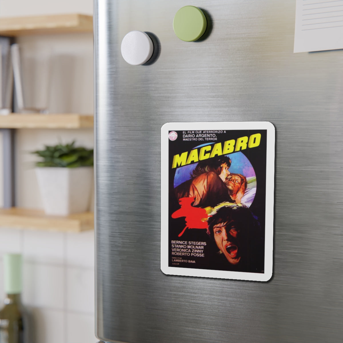 MACABRO 1980 Movie Poster - Refrigerator Magnet-The Sticker Space