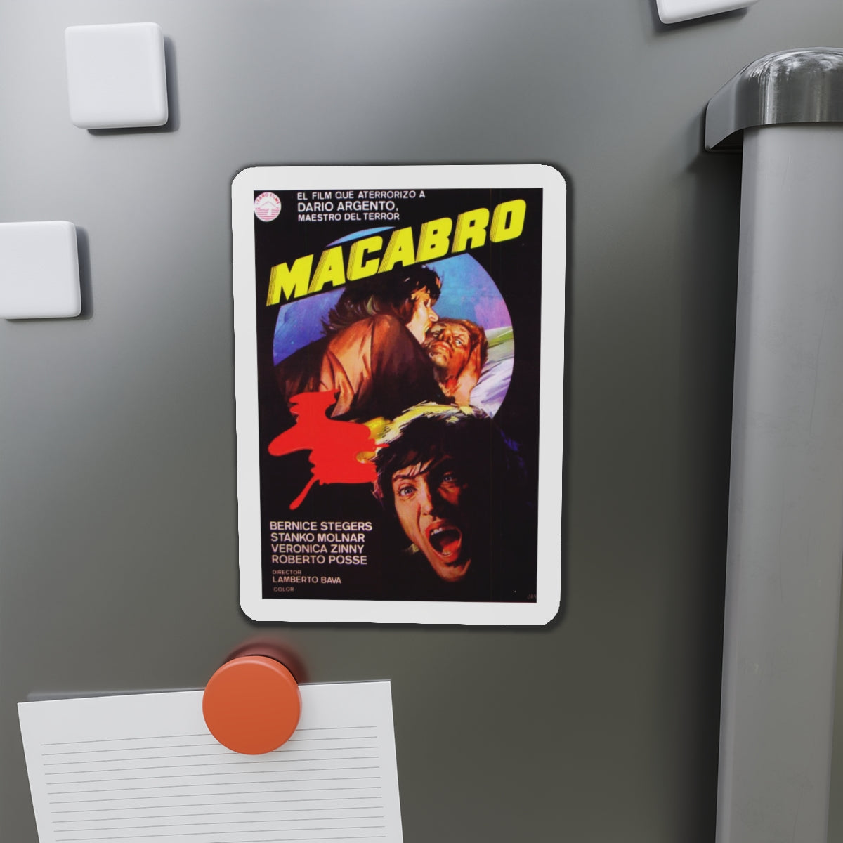 MACABRO 1980 Movie Poster - Refrigerator Magnet-The Sticker Space