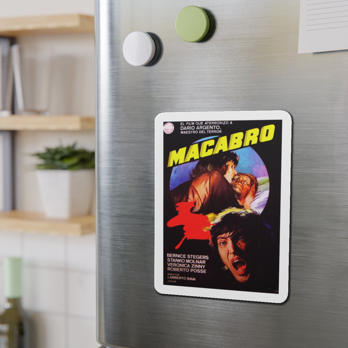 MACABRO 1980 Movie Poster - Refrigerator Magnet-The Sticker Space