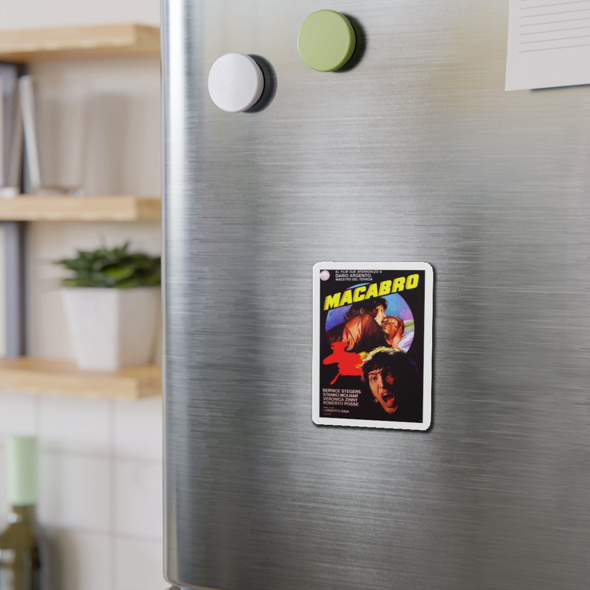 MACABRO 1980 Movie Poster - Refrigerator Magnet-The Sticker Space