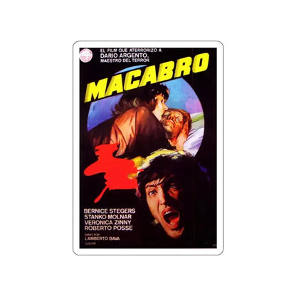 MACABRO 1980 Movie Poster STICKER Vinyl Die-Cut Decal - The Sticker Space