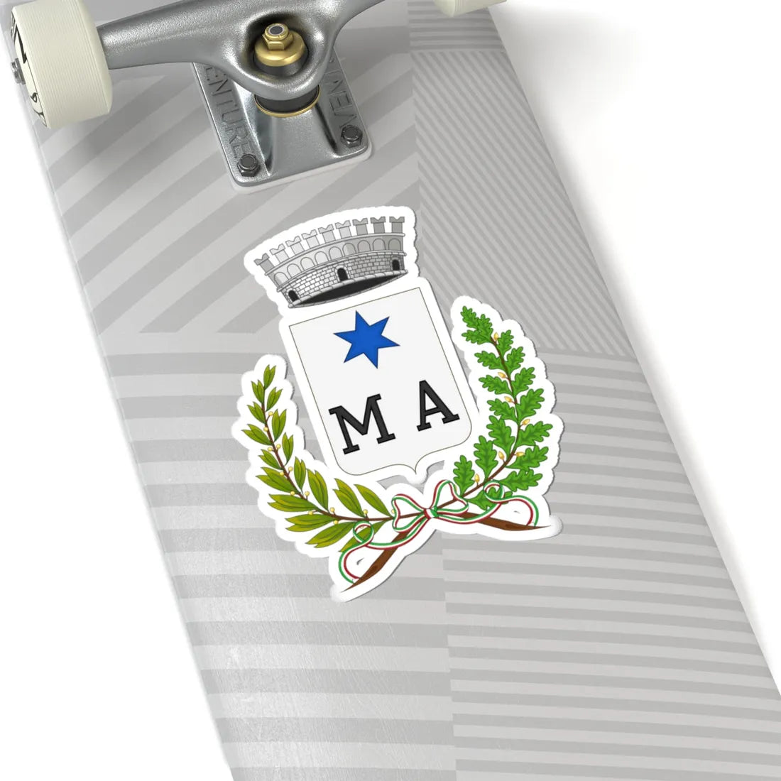 Macchia dIsernia-Stemma (Italy) (Coat of Arms) STICKER Vinyl Kiss-Cut Decal - The Sticker Space