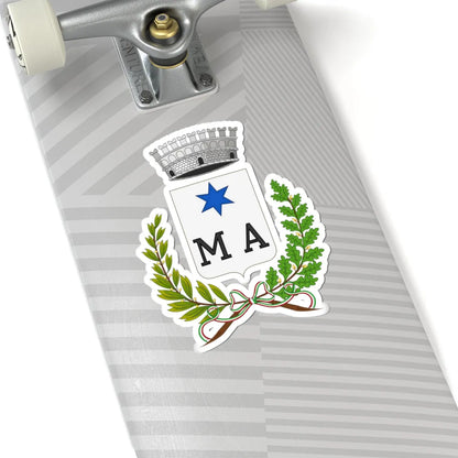 Macchia dIsernia-Stemma (Italy) (Coat of Arms) STICKER Vinyl Kiss-Cut Decal - The Sticker Space