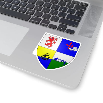 MacDonnell coat of arms as shown in Dunluce Castle (Ireland) (Coat of Arms) STICKER Vinyl Kiss-Cut Decal - The Sticker Space