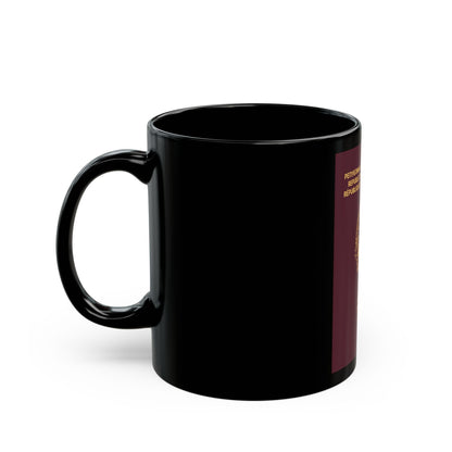 Macedonian Passport - Black Coffee Mug