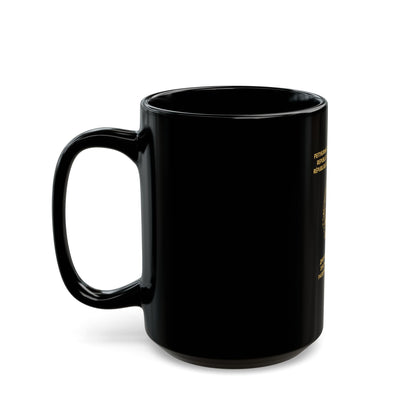 Macedonian Passport (Diplomatic) - Black Coffee Mug