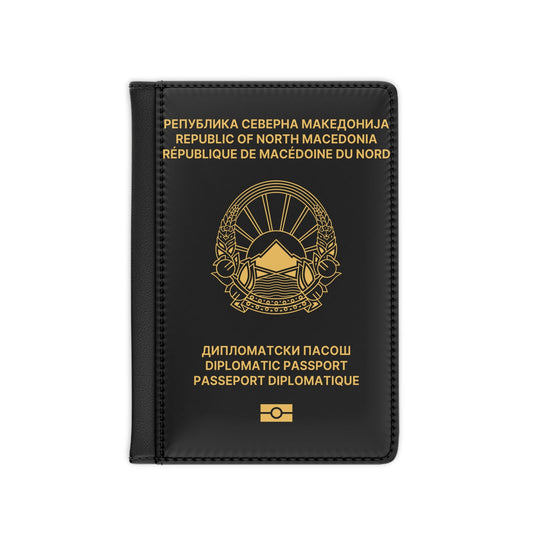 Macedonian Passport (Diplomatic) - Passport Holder-3.9" x 5.8"-The Sticker Space