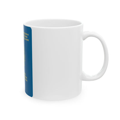 Macedonian Passport For Foreigners - White Coffee Mug