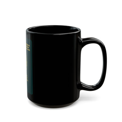 Macedonian Passport (Official) - Black Coffee Mug