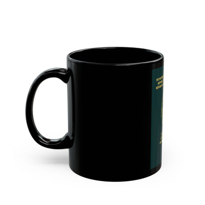 Macedonian Passport (Official) - Black Coffee Mug