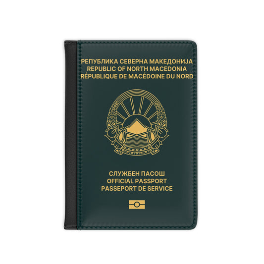 Macedonian Passport (Official) - Passport Holder-3.9" x 5.8"-The Sticker Space