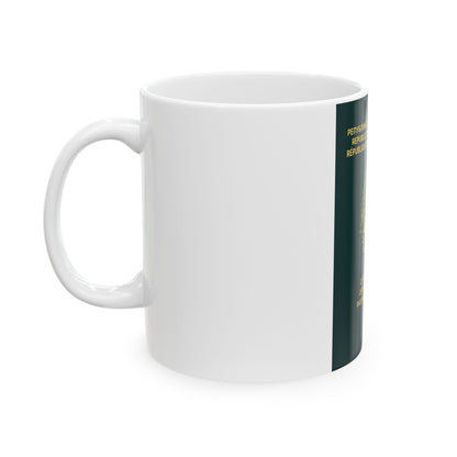 Macedonian Passport (Official) - White Coffee Mug