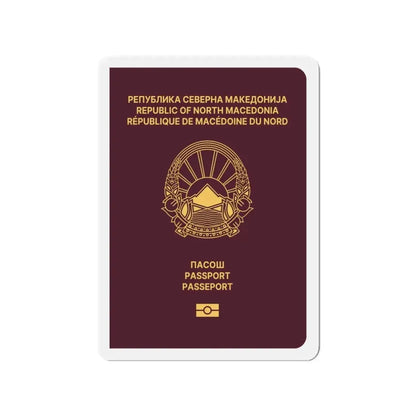 Macedonian Passport - Refrigerator Magnet 3 Inch - The Sticker Space
