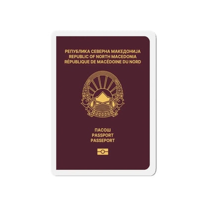 Macedonian Passport - Refrigerator Magnet - The Sticker Space