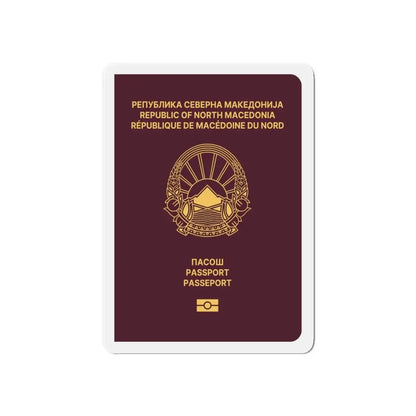 Macedonian Passport - Refrigerator Magnet - The Sticker Space