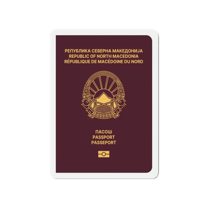 Macedonian Passport - Refrigerator Magnet - The Sticker Space