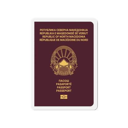 Macedonian Passport (Type B) - Refrigerator Magnet - The Sticker Space