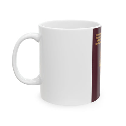 Macedonian Passport (Type B) - White Coffee Mug