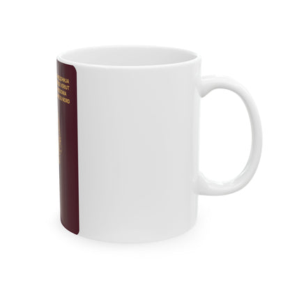 Macedonian Passport (Type B) - White Coffee Mug