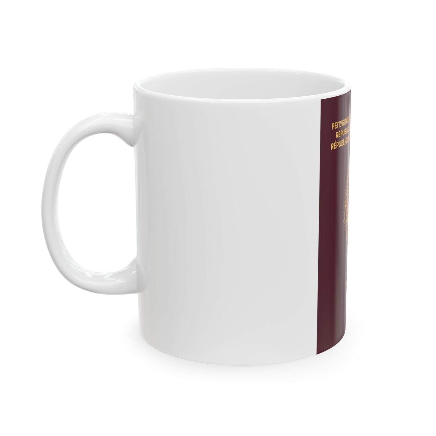 Macedonian Passport - White Coffee Mug