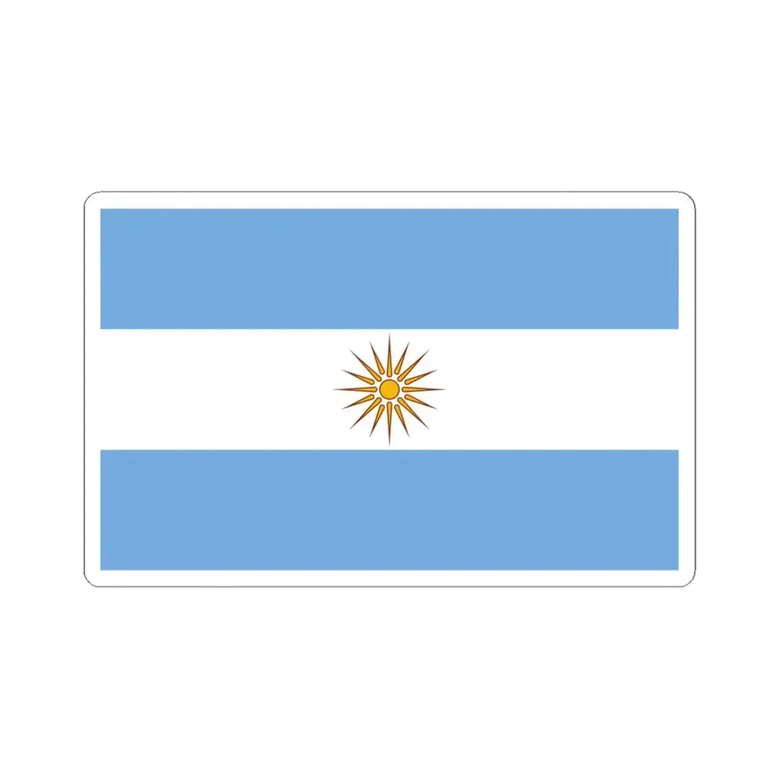 Macedonios en Argentina (Argentina) STICKER Vinyl Kiss-Cut Decal 6 Inch White - The Sticker Space