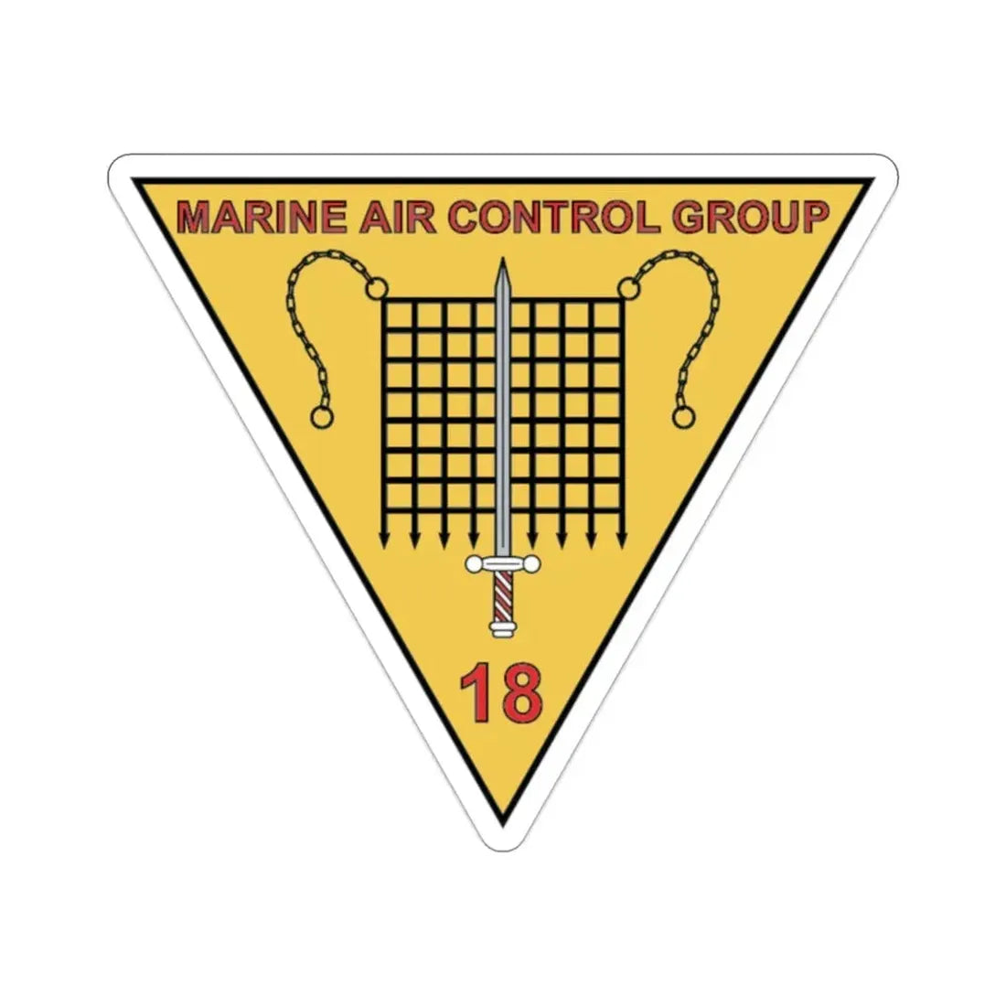 MACG 18 (USMC) STICKER Vinyl Die-Cut Decal 2 Inch - The Sticker Space
