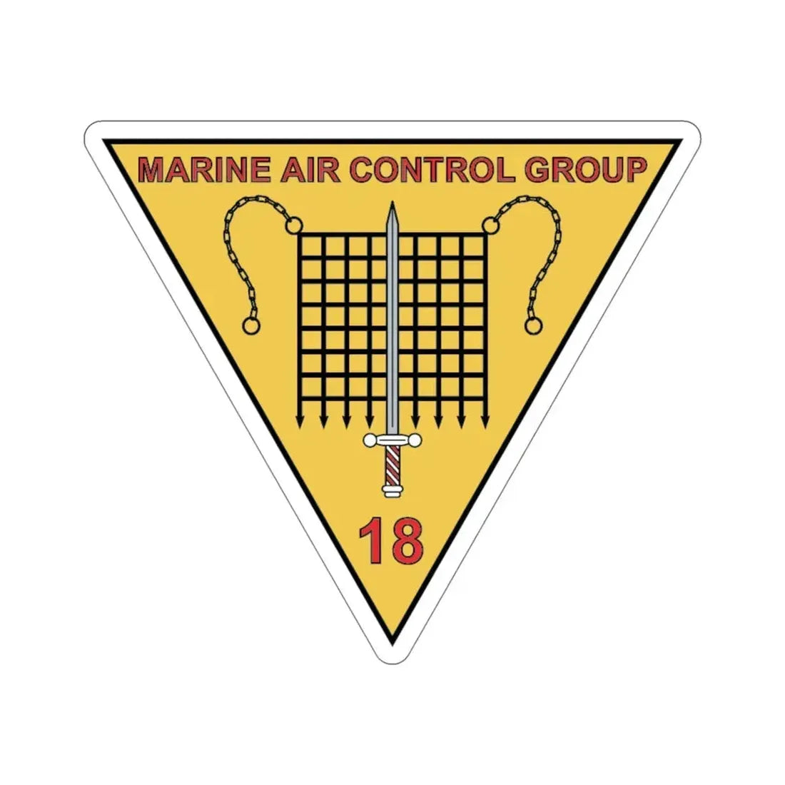 MACG 18 (USMC) STICKER Vinyl Die-Cut Decal 5 Inch - The Sticker Space