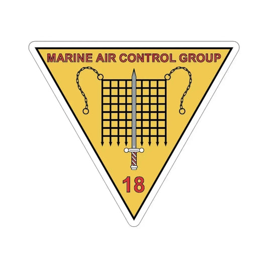 MACG 18 (USMC) STICKER Vinyl Die-Cut Decal 6 Inch - The Sticker Space