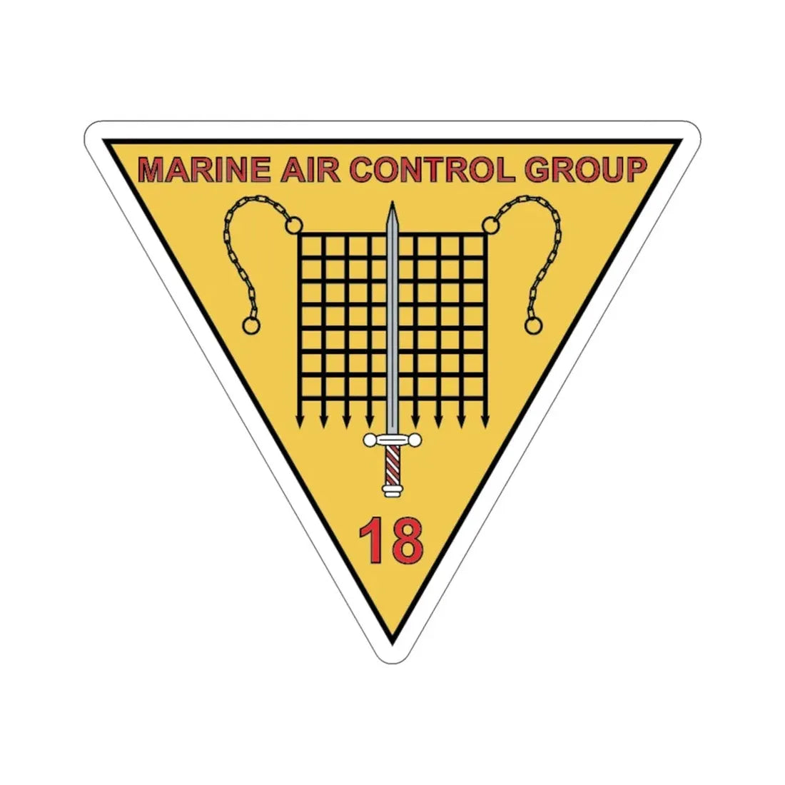 MACG 18 (USMC) STICKER Vinyl Die-Cut Decal - The Sticker Space