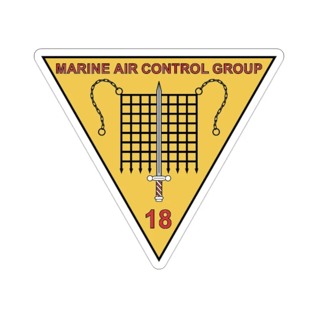 MACG 18 (USMC) STICKER Vinyl Die-Cut Decal - The Sticker Space
