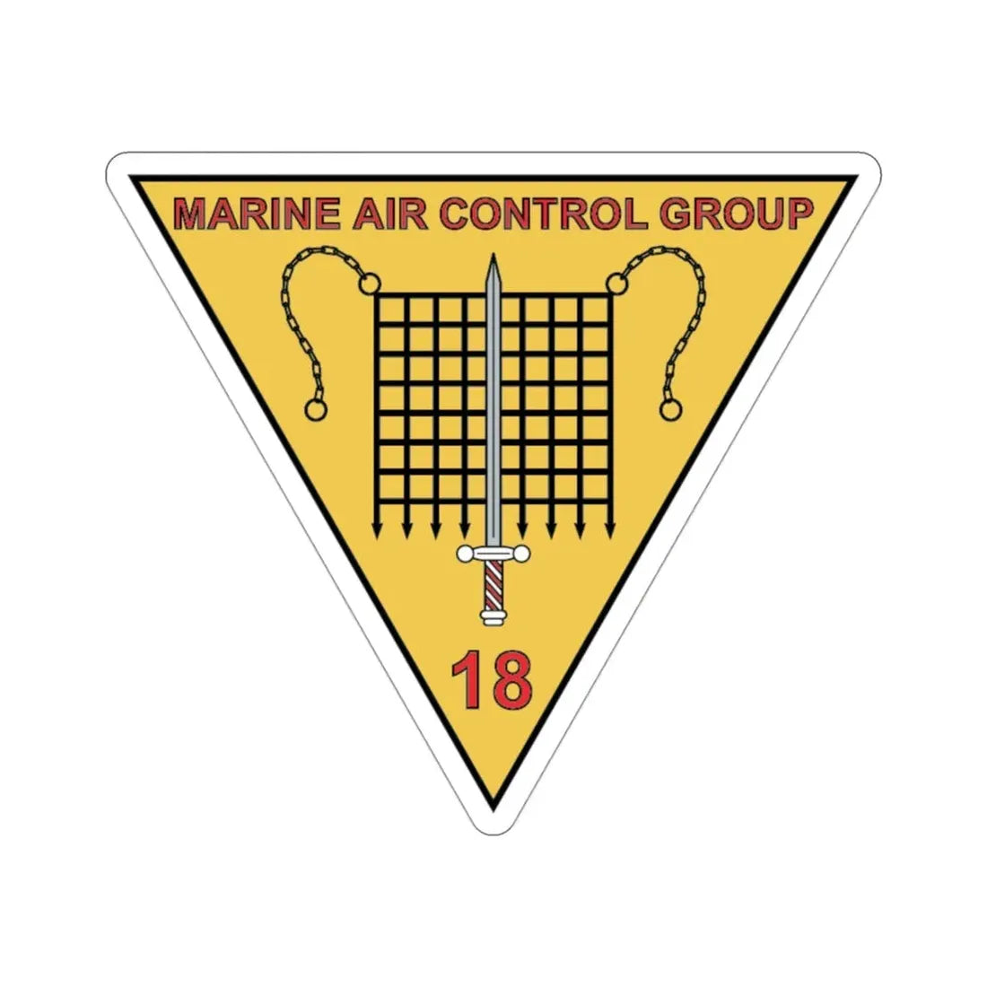 MACG 18 (USMC) STICKER Vinyl Die-Cut Decal - The Sticker Space