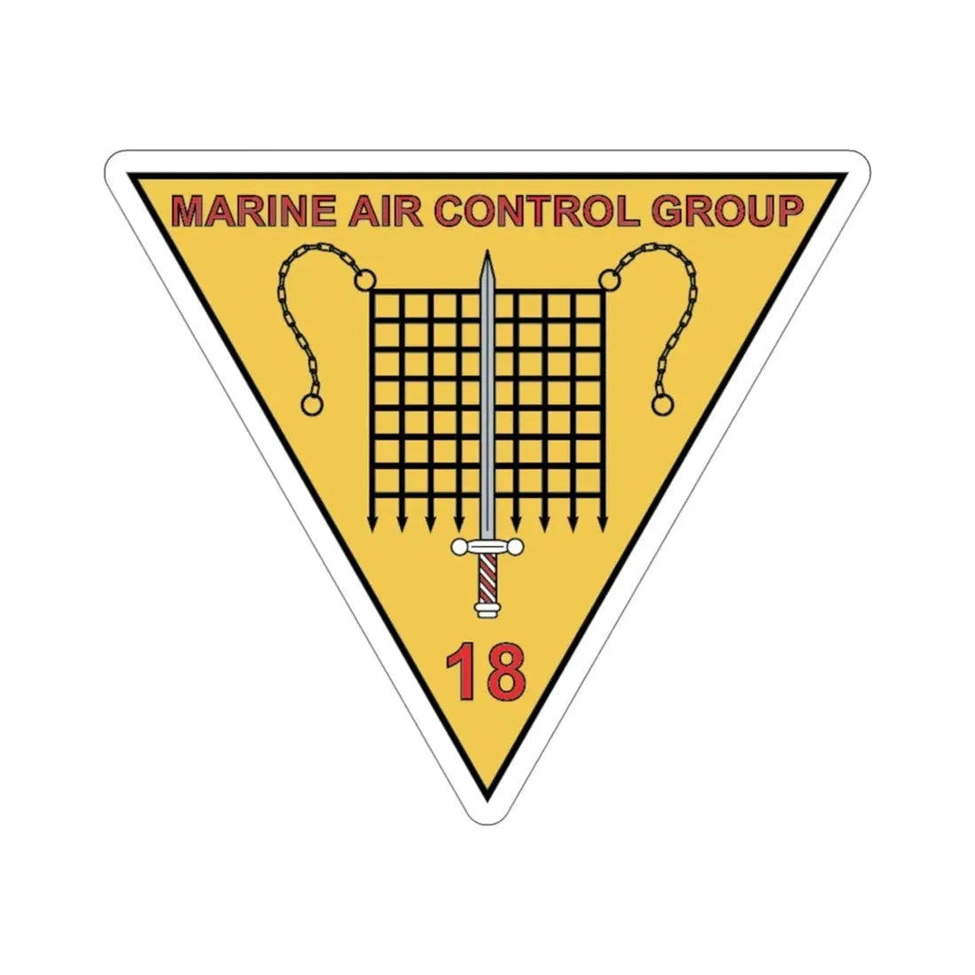 MACG 18 (USMC) STICKER Vinyl Die-Cut Decal - The Sticker Space