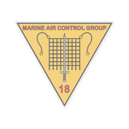MACG 18 (USMC) STICKER Vinyl Kiss-Cut Decal 2 Inch Transparent - The Sticker Space