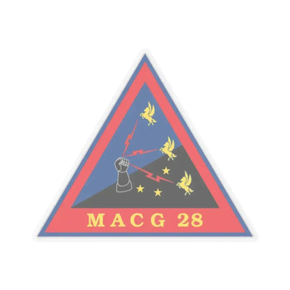 MACG 28 (USMC) STICKER Vinyl Kiss-Cut Decal 2 Inch Transparent - The Sticker Space