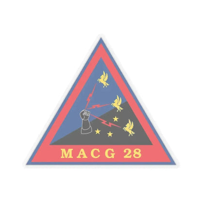 MACG 28 (USMC) STICKER Vinyl Kiss-Cut Decal 4 Inch Transparent - The Sticker Space