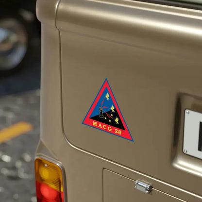 MACG 28 (USMC) Transparent STICKER Die-Cut Vinyl Decal - The Sticker Space