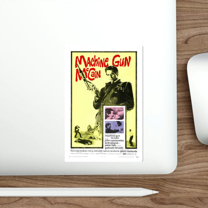 Machine Gun McCain 1970 Movie Poster STICKER Vinyl Die-Cut Decal-The Sticker Space