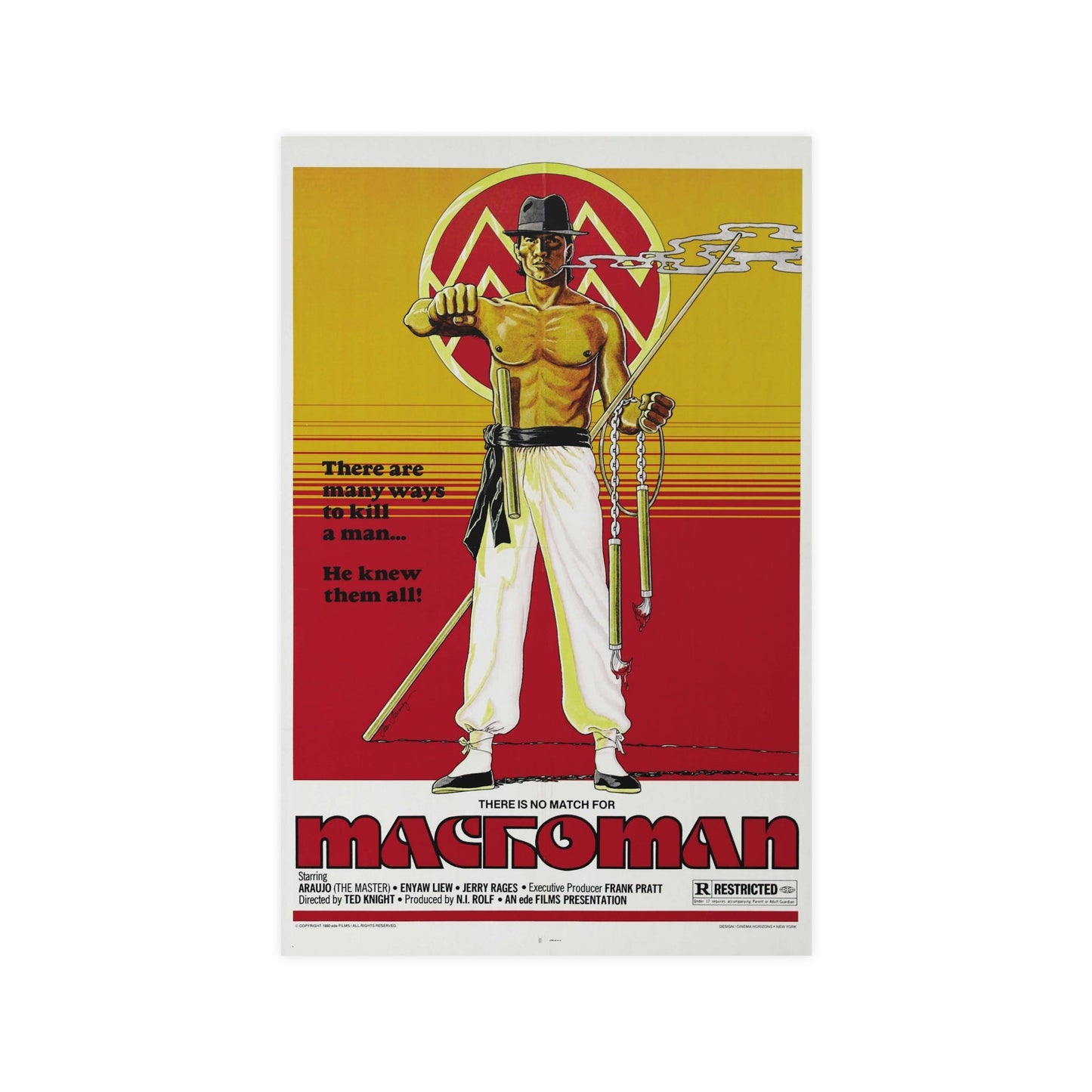 MACHOMAN 1980 - Paper Movie Poster-11″ x 17″ (Vertical)-The Sticker Space