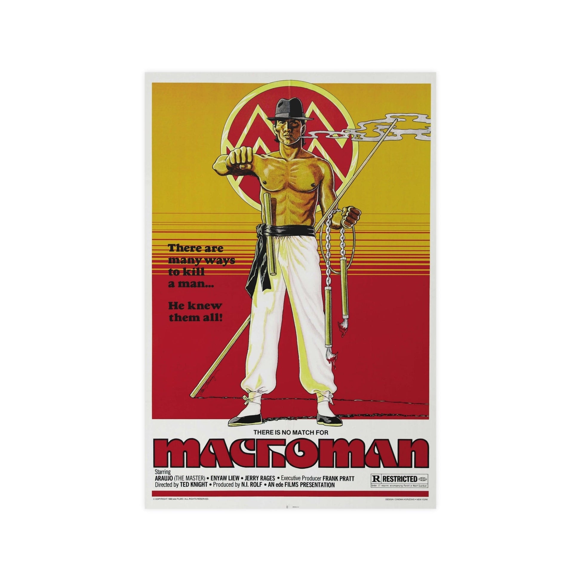 MACHOMAN 1980 - Paper Movie Poster-12″ x 18″ (Vertical)-The Sticker Space