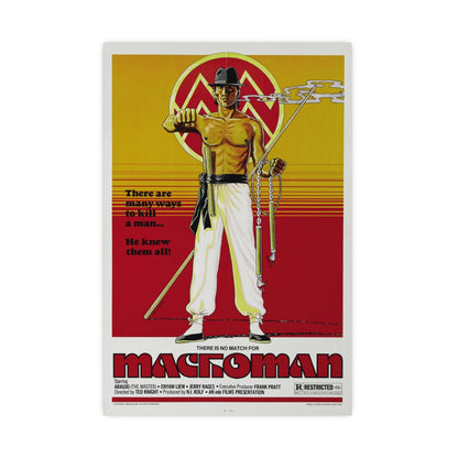 MACHOMAN 1980 - Paper Movie Poster-16″ x 24″ (Vertical)-The Sticker Space