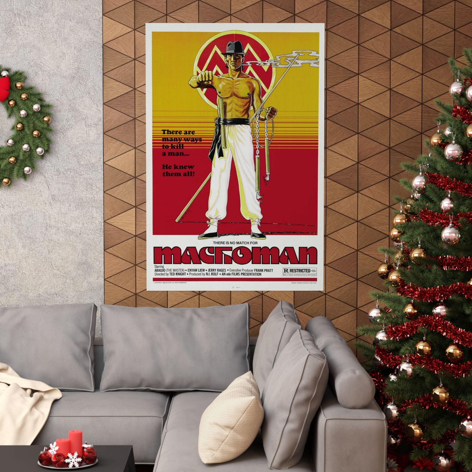 MACHOMAN 1980 - Paper Movie Poster-The Sticker Space