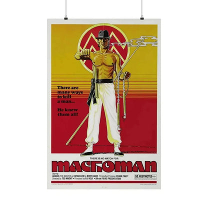 MACHOMAN 1980 - Paper Movie Poster 24″ x 36″ Matte - The Sticker Space
