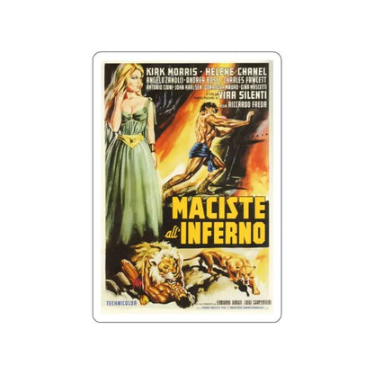 MACISTE IN HELL 1962 Movie Poster STICKER Vinyl Die-Cut Decal 2 Inch - The Sticker Space