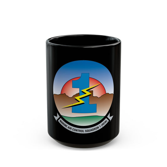 MACS 1 (USMC) Black Coffee Mug-15oz-The Sticker Space