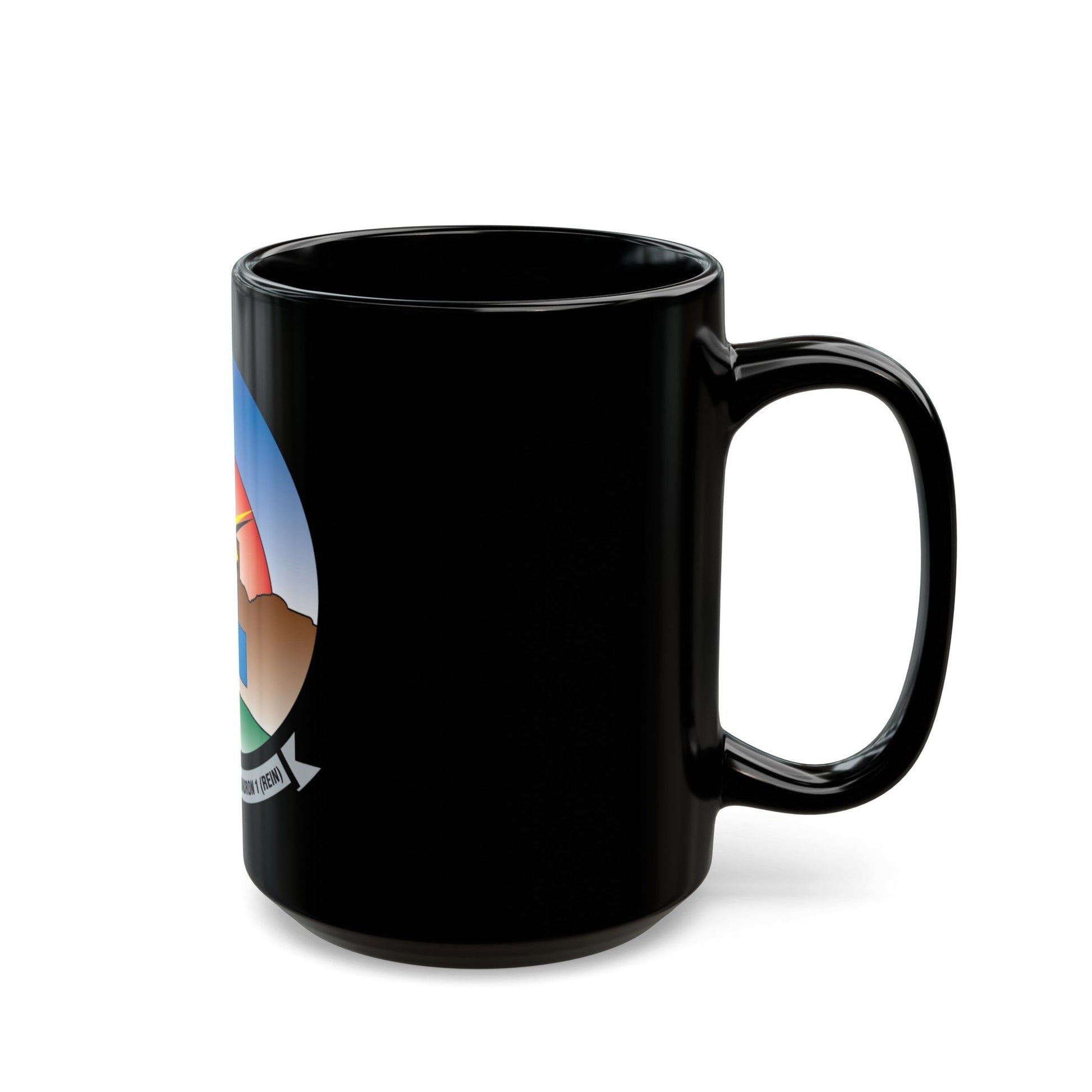 MACS 1 (USMC) Black Coffee Mug-The Sticker Space