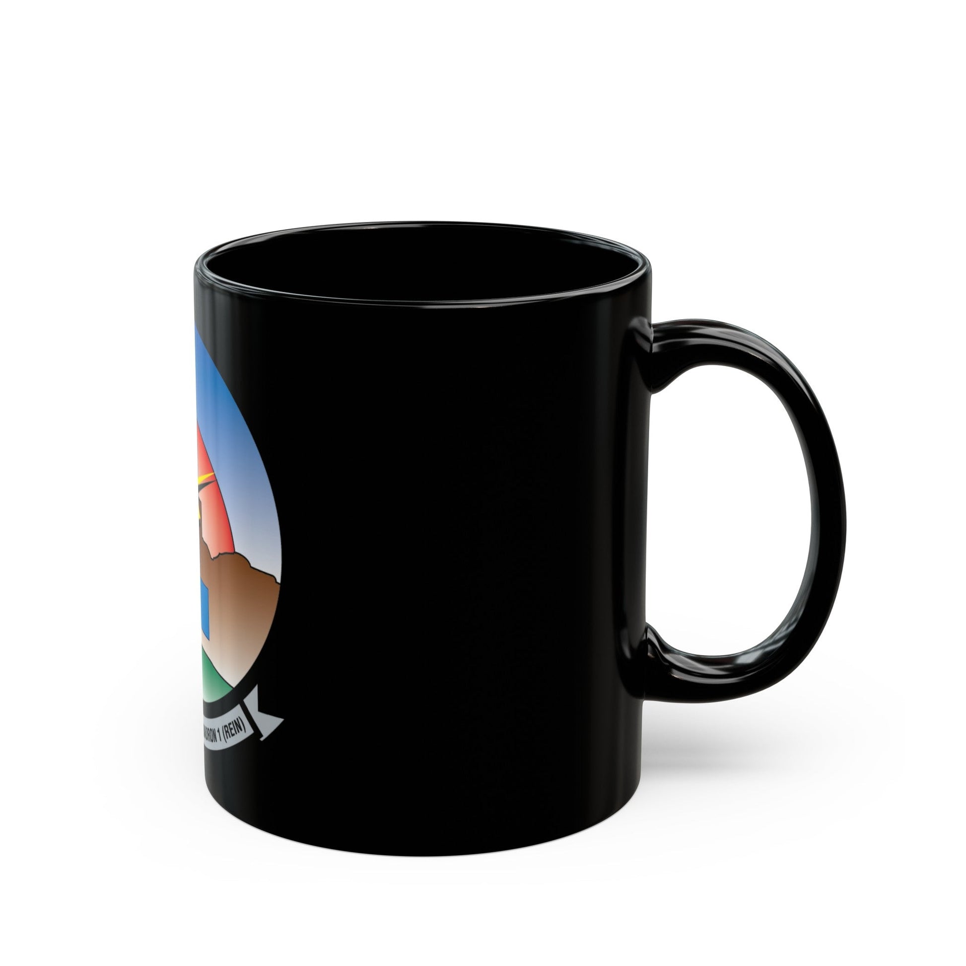 MACS 1 (USMC) Black Coffee Mug-The Sticker Space