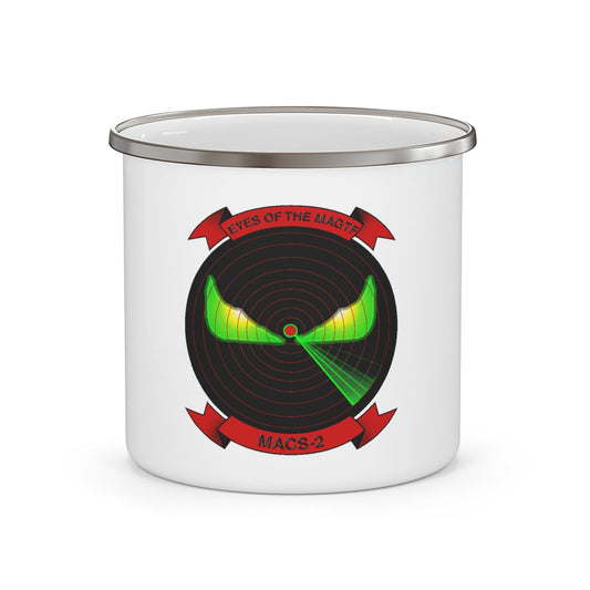 MACS 2 Eyes of the MAGTF (USMC) Enamel Mug-12oz-The Sticker Space