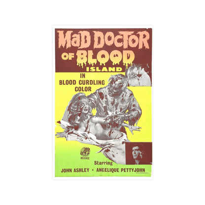 MAD DOCTOR OF BLOOD ISLAND 1969 - Paper Movie Poster-11″ x 17″ (Vertical)-The Sticker Space