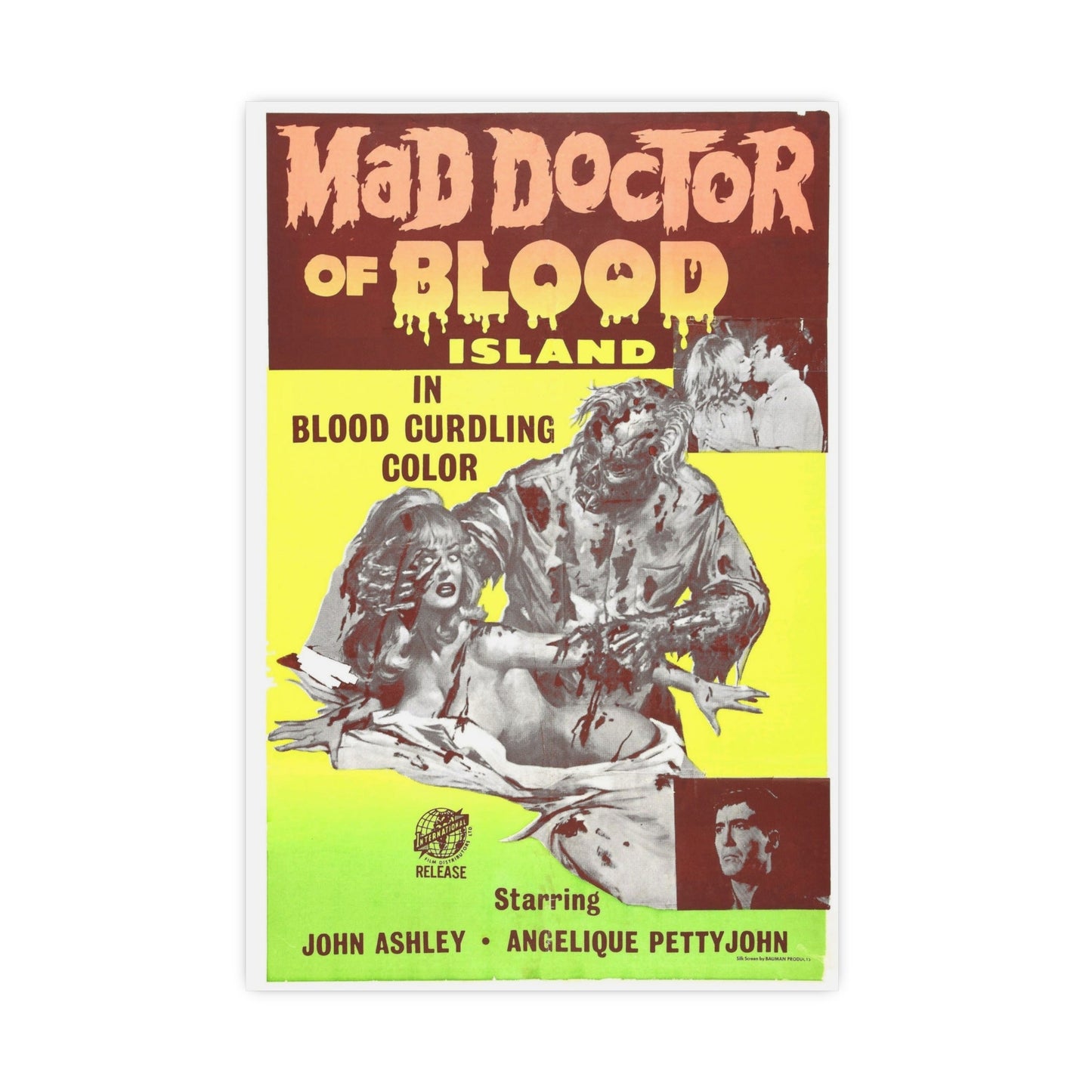 MAD DOCTOR OF BLOOD ISLAND 1969 - Paper Movie Poster-16″ x 24″ (Vertical)-The Sticker Space