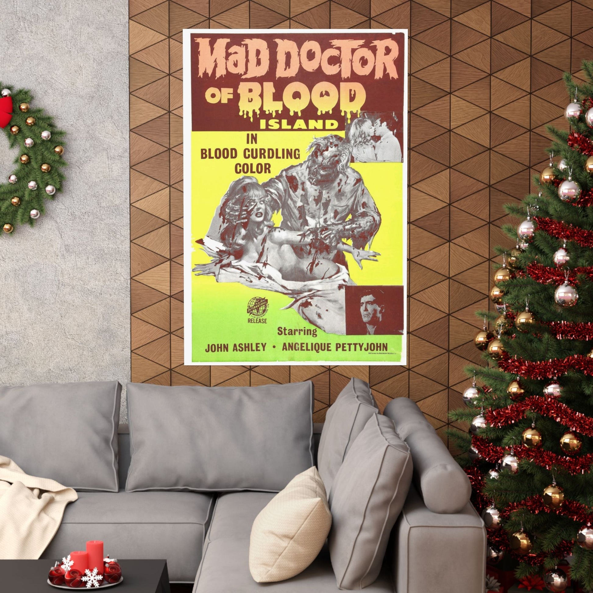 MAD DOCTOR OF BLOOD ISLAND 1969 - Paper Movie Poster-The Sticker Space